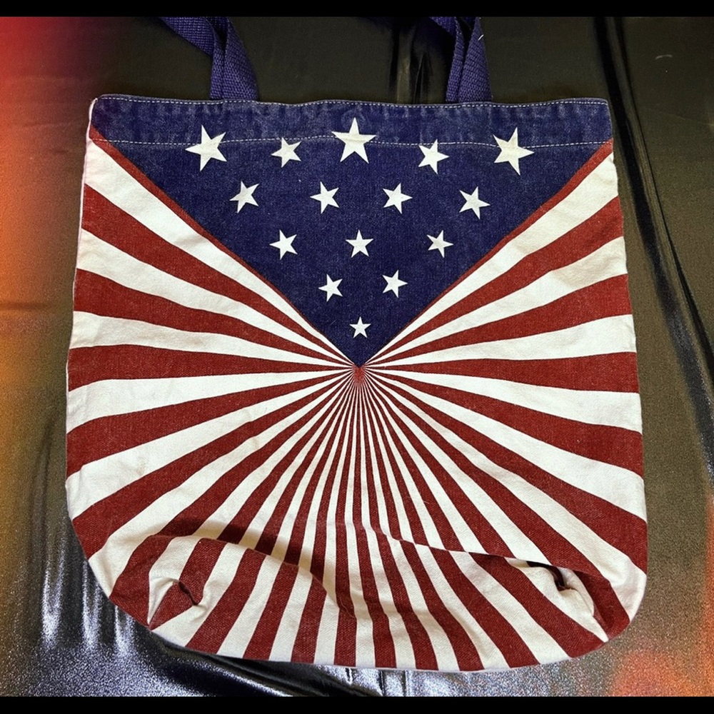 American Flag Tote Bag